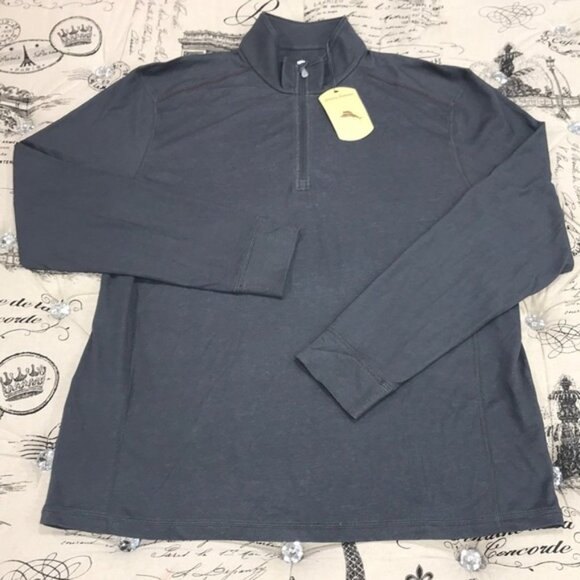 Tommy Bahama Paradise Valley Half Zip Pullover - Picture 3 of 6